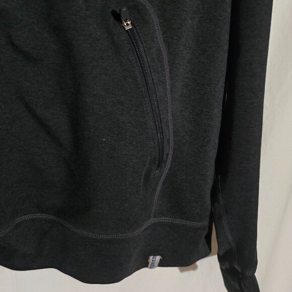 Marine Layer Weekend Sport Full Zip Hoodie - Charcoal - Sz L* - Picture 3 of 5